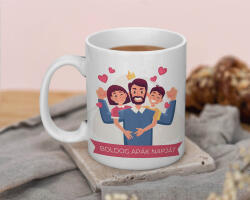  Boldog apák napját bögre