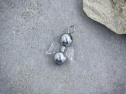 R. M. ékszer Vitalitás angyal hematit ásvány medál (19566RM)