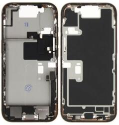 Apple iPhone 16 Pro - Ramă mijlocie + Butoane de pornire + Volum (Desert Titanium), Desert Titanium