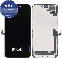 Apple Ecran In-Cell FHD pentru iPhone 16 Plus, Sticlă tactilă cu ramă, FixPremium