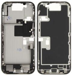 Apple iPhone 16 Pro - Ramă mijlocie + Butoane de pornire + Volum (White Titanium), White Titanium