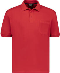ADAMO cămașă polo pentru bărbați 139311 oversize Rosu 3XL