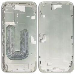 Apple iPhone 16 - Ramă mijlocie + Butoane de pornire + Volum (White), White