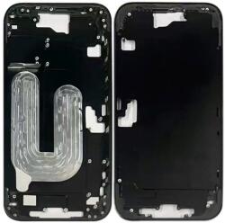Apple iPhone 16 Plus - Ramă mijlocie + Butoane de pornire + Volum (Black), Black