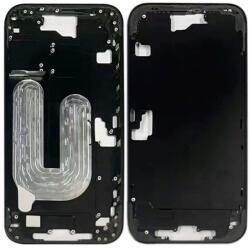 Apple iPhone 16 - Ramă mijlocie + Butoane de pornire + Volum (Black), Black
