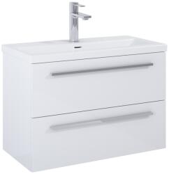 Roca Set mobilier baie (masca si lavoar cu doua sertare) Roca Kwadro Plus 80x38xH53 cm, alb lucios (A852476806)