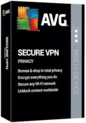AVG Technologies Secure VPN 10 eszköz, 3 év, svd. 10.36m