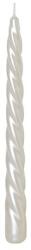 Emocio Csavart 23X230 Gyöngy Elegance Fehér Gyertya