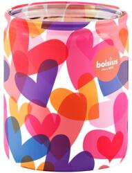 Bolsius Glass Színes Szívek, Levendula, Illatos Gyertya 68X80Mm - gyertyakvilaga