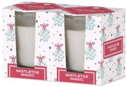 Emocio Üveg 52X65 Mm 2 Db Dobozban Mistletoe Magic - Snowflake, Illatgyertya