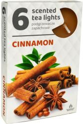 Teamécses 6Db Cinnamon Illatgyertyák