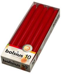 Bolsius Kúpos 10 Db 24X245 Bordó Gyertya Ral
