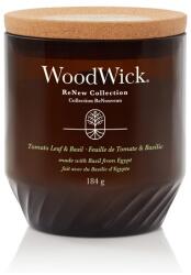 WoodWick Renew Tomato Leaf & Basil Közepes Gyertya - gyertyakvilaga