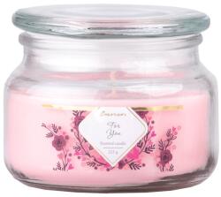 Emocio Glass Üvegtetővel For You Illatgyertya 100X79 Mm - gyertyakvilaga