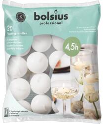 Bolsius Úszó Fehér Gyertyák, 20 Db - gyertyakvilaga