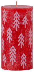 Bolsius Rustic Henger Gyertya Delicated Red 6, 8X13 Cm