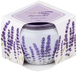 Emocio Üvegbe Töltött Illatgyertya French Lavender Dekor 70X62Mm - gyertyakvilaga