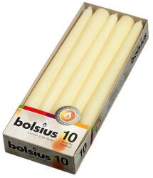 Bolsius Kúpos 10 Db 24X245 Elefántcsont Gyertya Ral