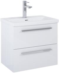Roca Set mobilier baie (masca si lavoar cu doua sertare) Roca Kwadro Plus 60x38xH53 cm, alb lucios (A852475806)