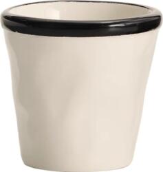 Zafferano Cană Lido Rim 70 ml neagră (B&W0005)
