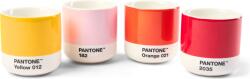 Copenhagen Design Căni Pantone 100 ml culori calde 4 buc (101010101)