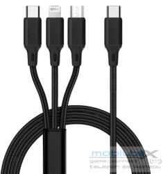  Cable 3in1 Type C to Lightning / Type C / Micro USB 2, 4A C171 1, 2 m black