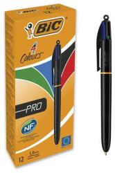 BIC Golyóstoll, 0, 32 mm, nyomógombos, négyszínű, BIC 4 Colours Pro