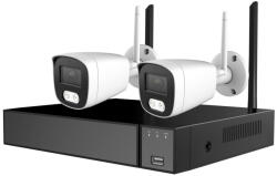 Secutek SLG-LW2MC82B1 WiFi kamerakészlet - 2x2MP kamera, NVR