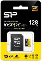 Silicon Power microSDXC Inspire 128GB UHS-I/U3 (SP128GBSTXLV3V1NSP)