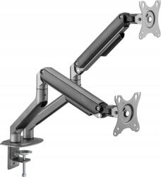 Gembird 2 x Monitor tartó Gembird 17-32 hüvelykes szürke (MA-DA2-05)