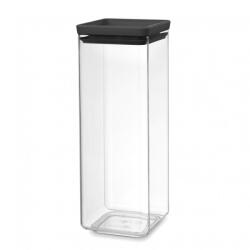 Brabantia Буркан за съхранение Brabantia Tasty+ 1001173, 2.5 л, Подходящ за съдомиялна и хладилник, Тъмносив (1001173)