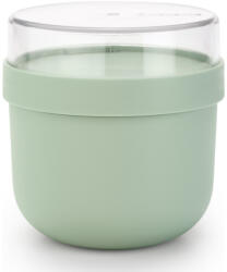 Brabantia Купa за закуска Brabantia Make&Take 1006297, 500+180 мл, Винтово затваряне, Без BPA, Зелен (1006297)