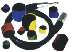 Elimex - EX-KK20180BLK tépőzáras kábelkötegelő 20x180 mm, fekete színű véggel
