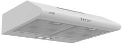 Evido Dualflow 60W standard páraelszívó, 60 cm, nyomógombos vezérlés, 2 db alumínium zsírszűrő, LED világítás, fehér (DUALFLOW 60W)
