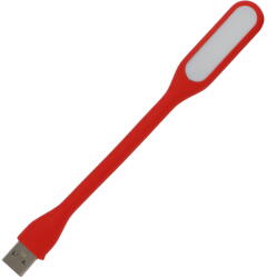 spacer Lampa Light LED Spacer SPL-LED-RD, pentru laptop, flexibila, USB, Rosu (SPL-LED-RD)