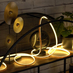 Delux LED szalag 384 led IP65, 10W/fm, 2700K, 1000lm/m, meleg fehér, COB, 12V DC DEL1724 (DEL1724)