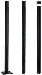 Brilagi - Bară metalică pentru stâlp iluminat exterior URBAN 3 m negru (BG1525)