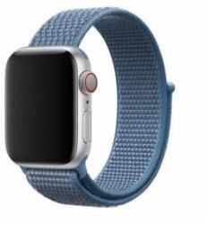 DEVIA Deluxe Sport3 Apple Watch Series 10 46mm nagy textil pótszíj világoskék (DEC44S3295CB)