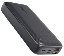 AUKEY PB-N74S Power Bank 20000mAh 22.5W QC 3.0 PD 3.0 5xUSB SCP LCD Black Lítium Fekete (PB-N74S)