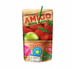  Amigó szívószálas epres - 200 ml