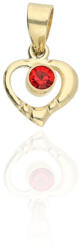 Gold pendants AU84817 - 14 karátos arany szív medál (AU84817)