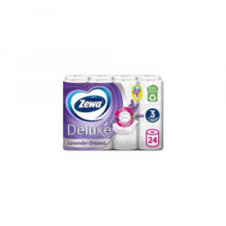 Zewa Deluxe Lavender Dreams 3 rétegű, kistekercses toalettpapír levendula illatú 24 tekercs/csomag