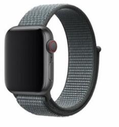 DEVIA Deluxe Sport3 Apple Watch Series 10 46mm nagy textil pótszíj sötétszürke (DEC44S3318SG)