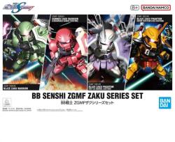BANDAI NAMCO Entertainment Gundam Modell - BB Senshi ZGMF Zaku Series Set