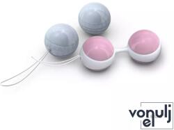 LELO gésagolyó Luna Beads Mini - 2 különböző méretű, eltérő színű, vízálló