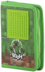 PIXIE CREW Penar școlar Pixie Crew - Minecraft, cu 1 fermoar (PXA-04-35) Penar