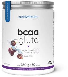 Nutriversum FLOW BCAA+GLUTA kékszőlő Sugar Free - 360g - vitaminbolt
