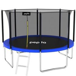 Pepita 427cm plasă internă trambulină cu scară - albastru (KF-TZ427)