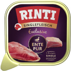 RINTI Gazdaságos csomagban: 20x150g RINTI Single Meat Exclusive Duck nedves kutyatáp