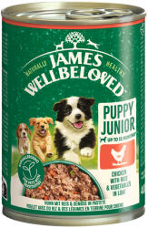 James Wellbeloved 12x400g James Wellbeloved Junior Dog Hypoallergenic csirke pástétomban nedves kutyatáp - zooplus - 49 790 Ft